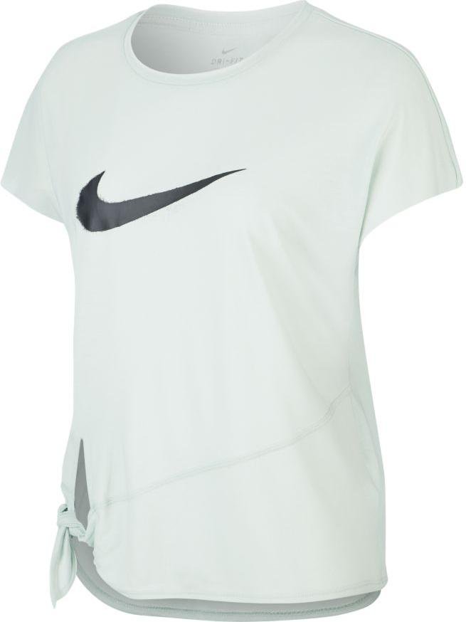 Camiseta Nike W NK DRY SIDE TIE SS TOP GRX