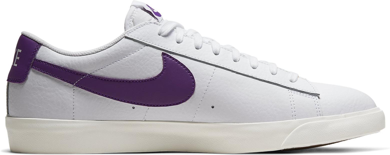 Nike blazer low leather cheap purple