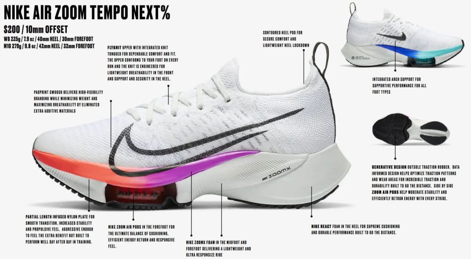 Laufschuhe Nike Air Zoom Tempo NEXT%
