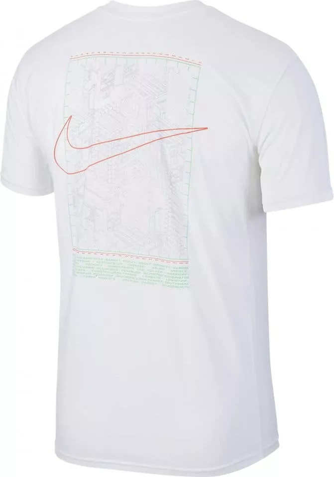 Nike M NK DRY TEE LEG LON RUN Rövid ujjú póló