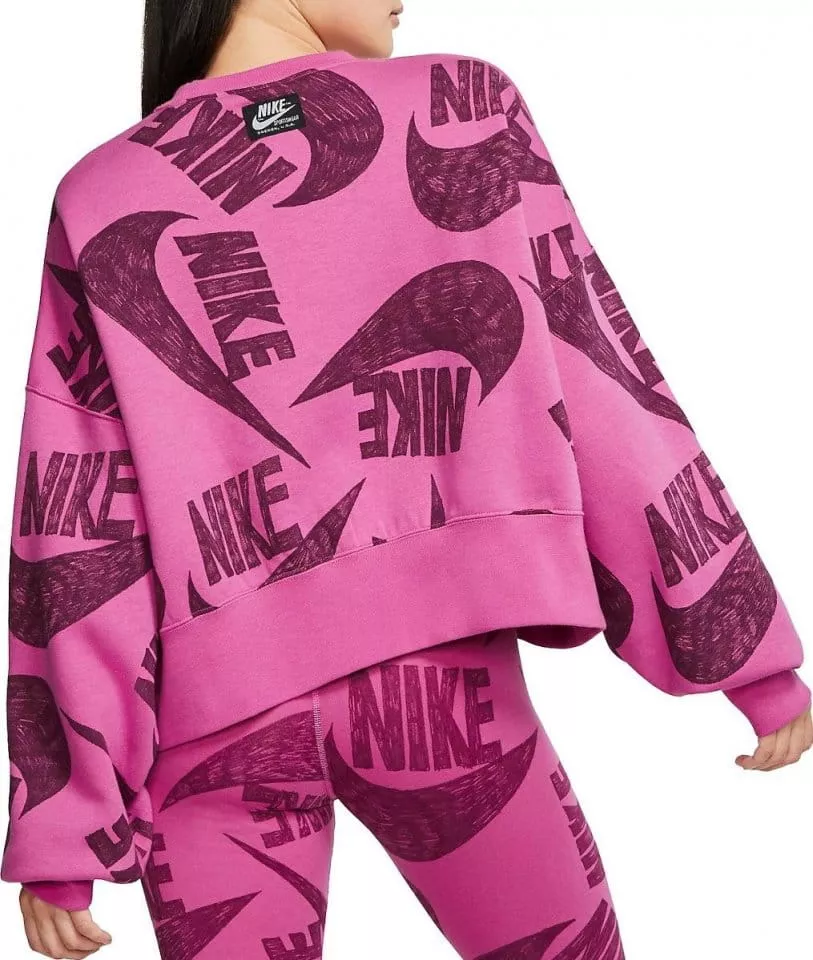 Nike W NSW ICN CLSH FLC CREW Melegítő felsők