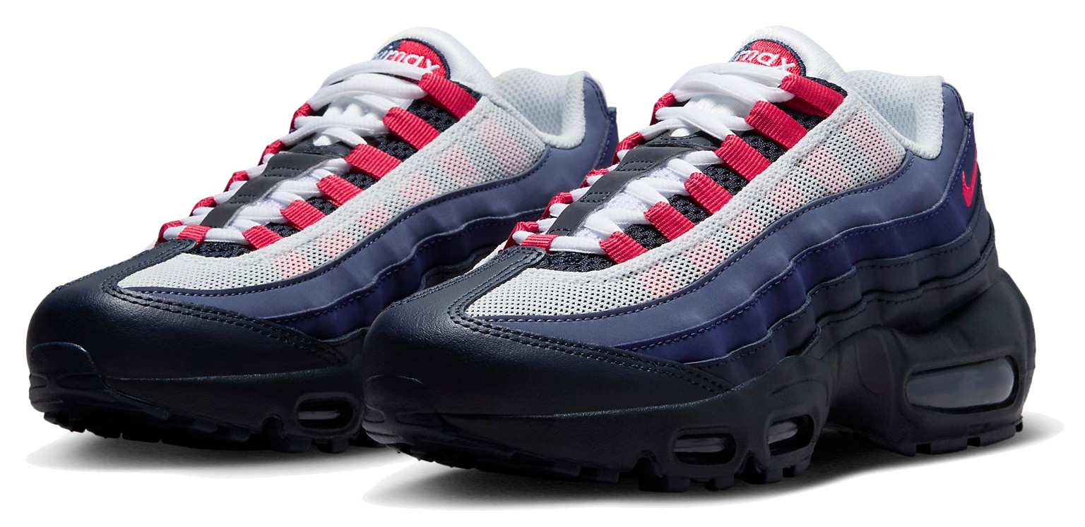 Air max 95 2025 navy blue and red