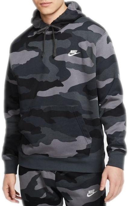 Nike M NSW CLUB HOODIE PO BB CAMO Kapucnis melegítő felsők