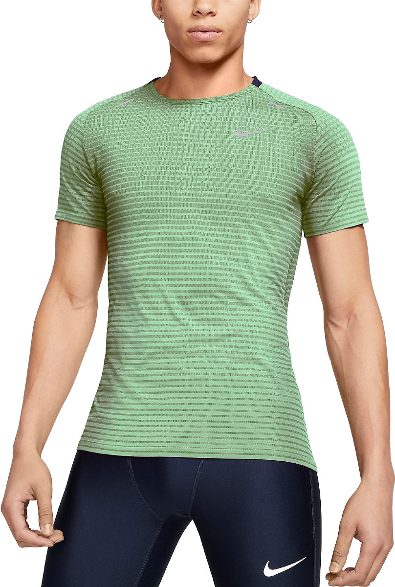 Pánské běžecké tričko s krátkým rukávem Nike TechKnit Ultra