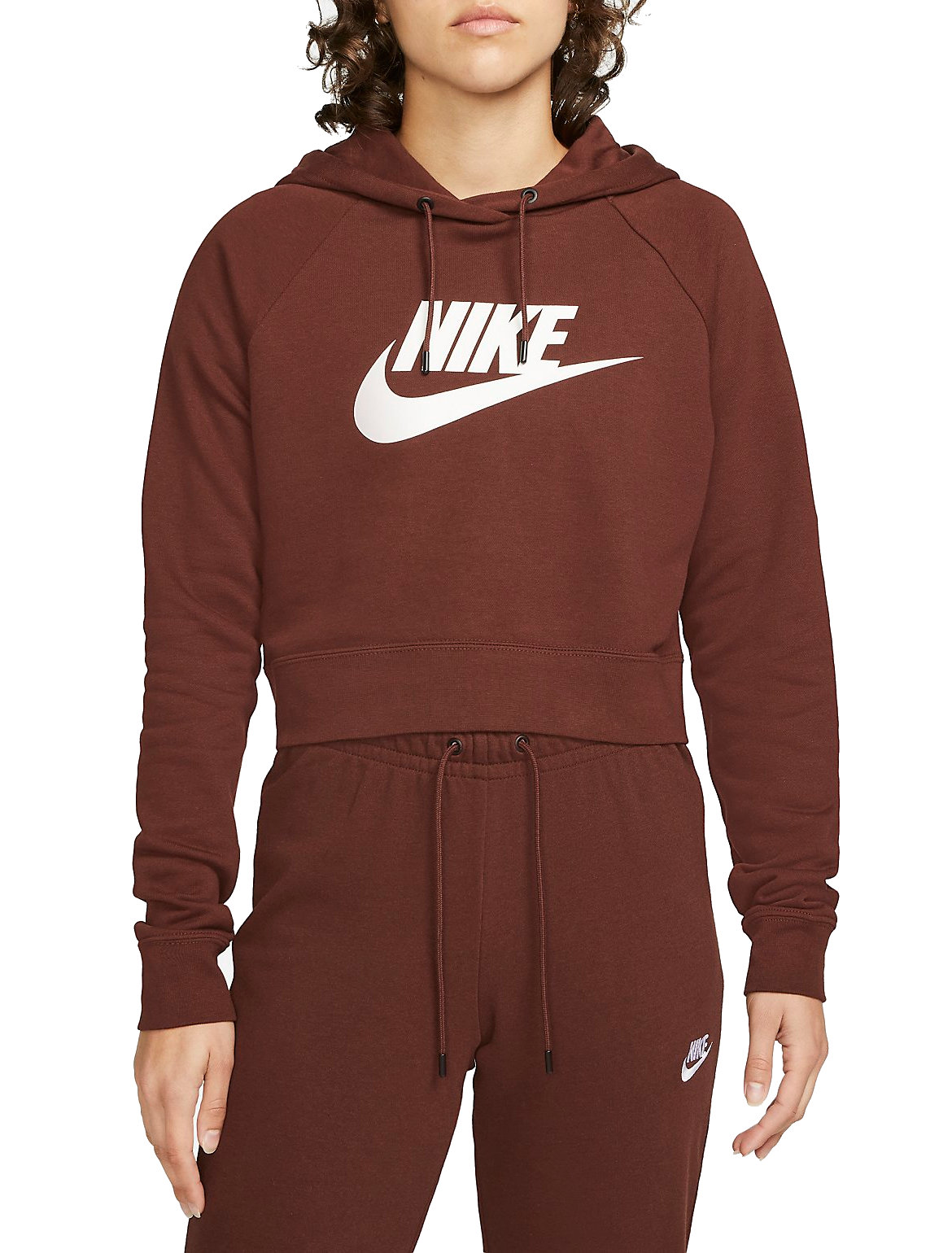 Sweatshirt com capuz Nike Sportswear Essential Women s Cropped Hoodie