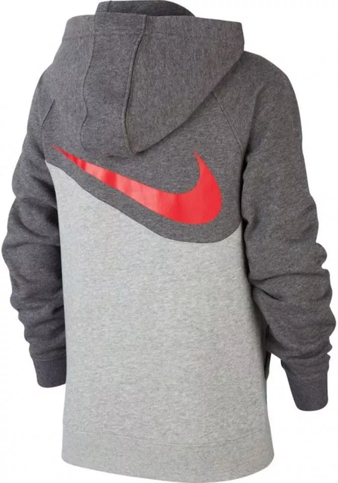 Hanorac cu gluga Nike B NSW SWOOSH HOODIE FZ FT