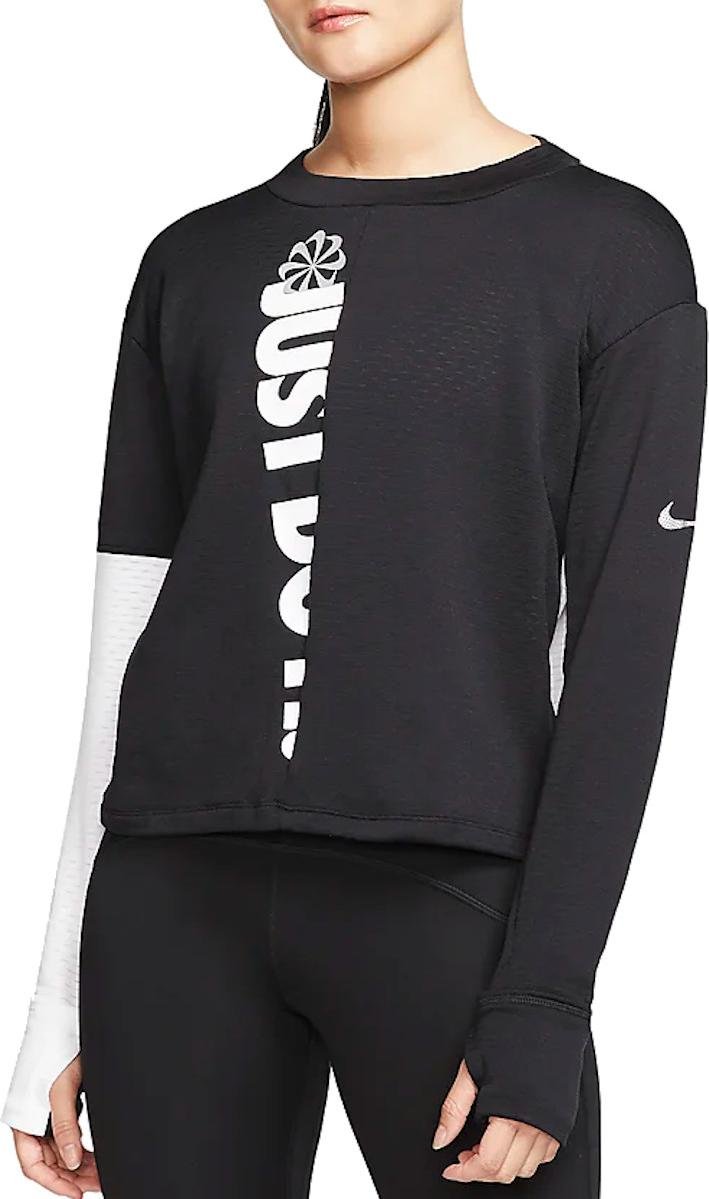 Magliette a maniche lunghe Nike W NK ICNCLSH SPHR TOP CREW