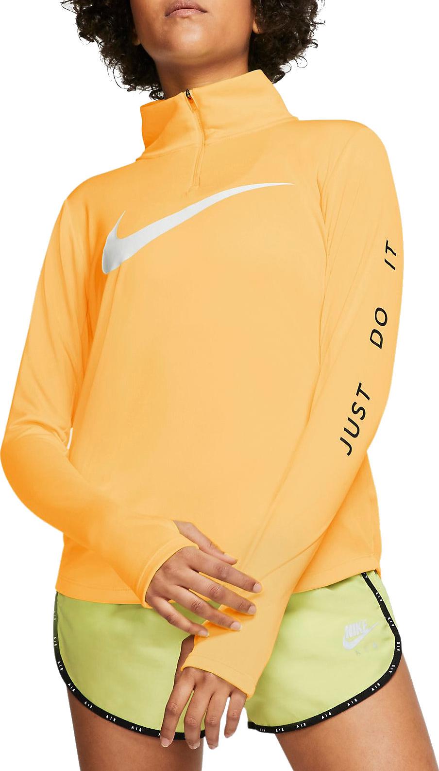Tričko s dlhým rukávom Nike W NK MIDLAYER QZ SWSH RUN