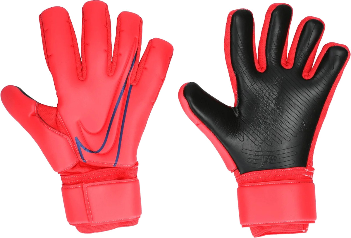 red nike goalkeeper gloves