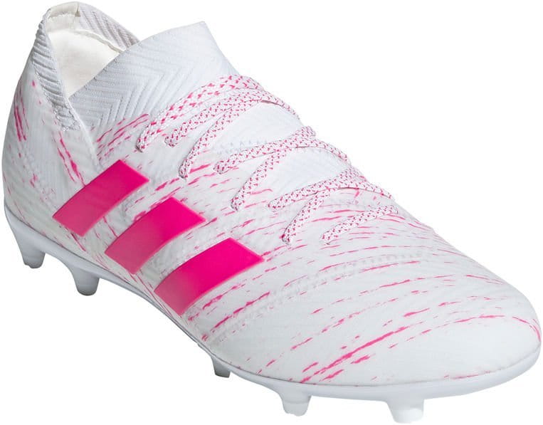 calendario Producto captura Botas de fútbol adidas nemeziz 18.1 fg j kids pink - 11teamsports.es