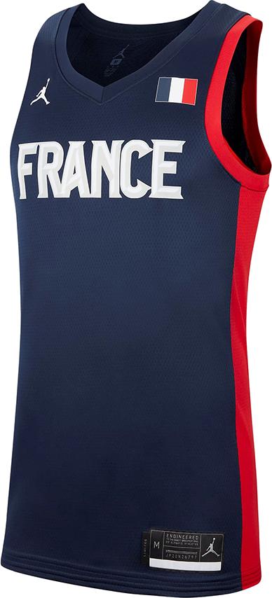 Pánský basketbalový dres bez rukávů Jordan France (Road) Limited