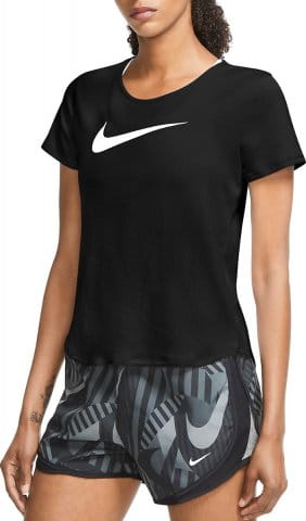W NK SWOOSH RUN SS TEE