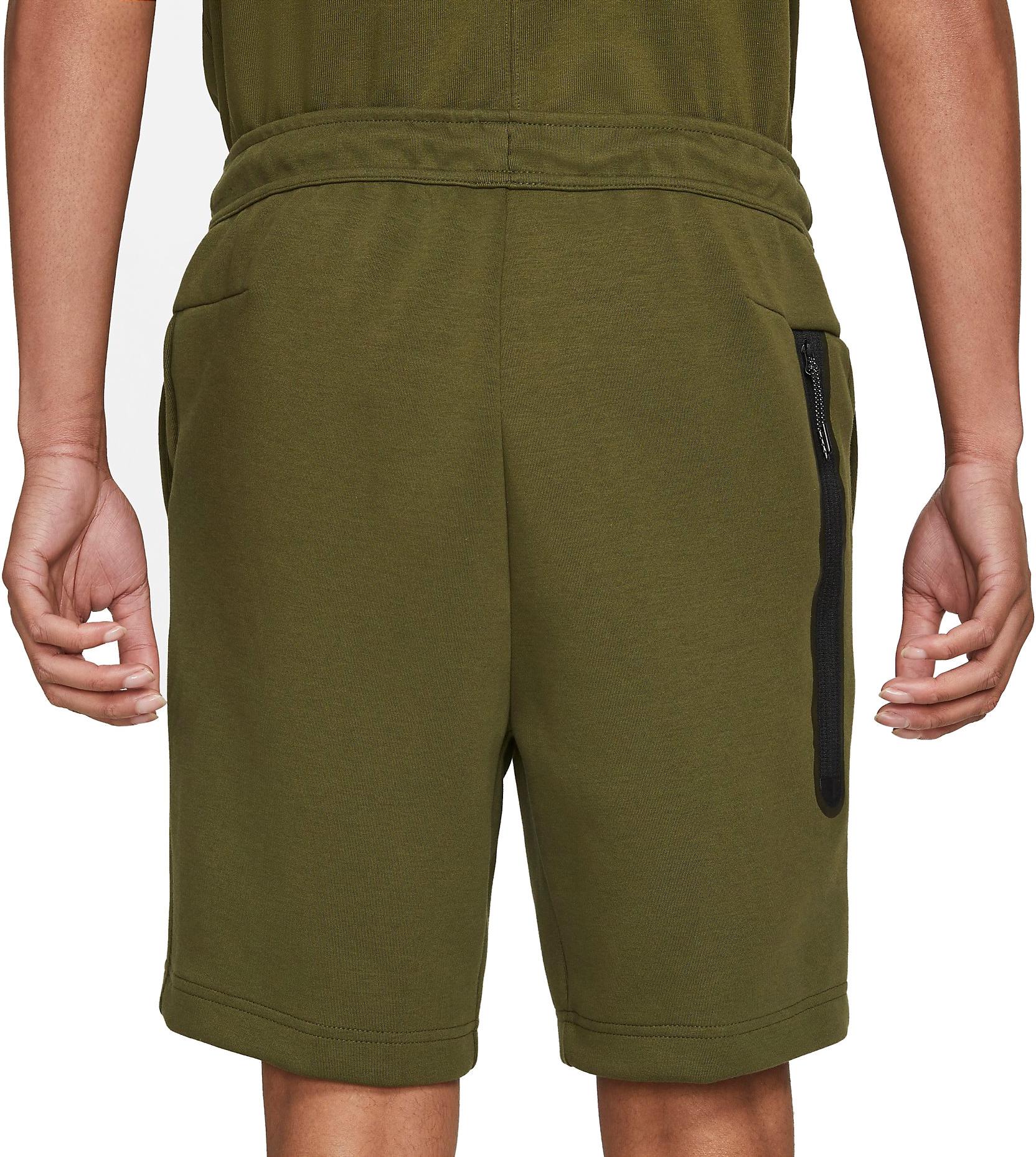 nike tech fleece shorts olive