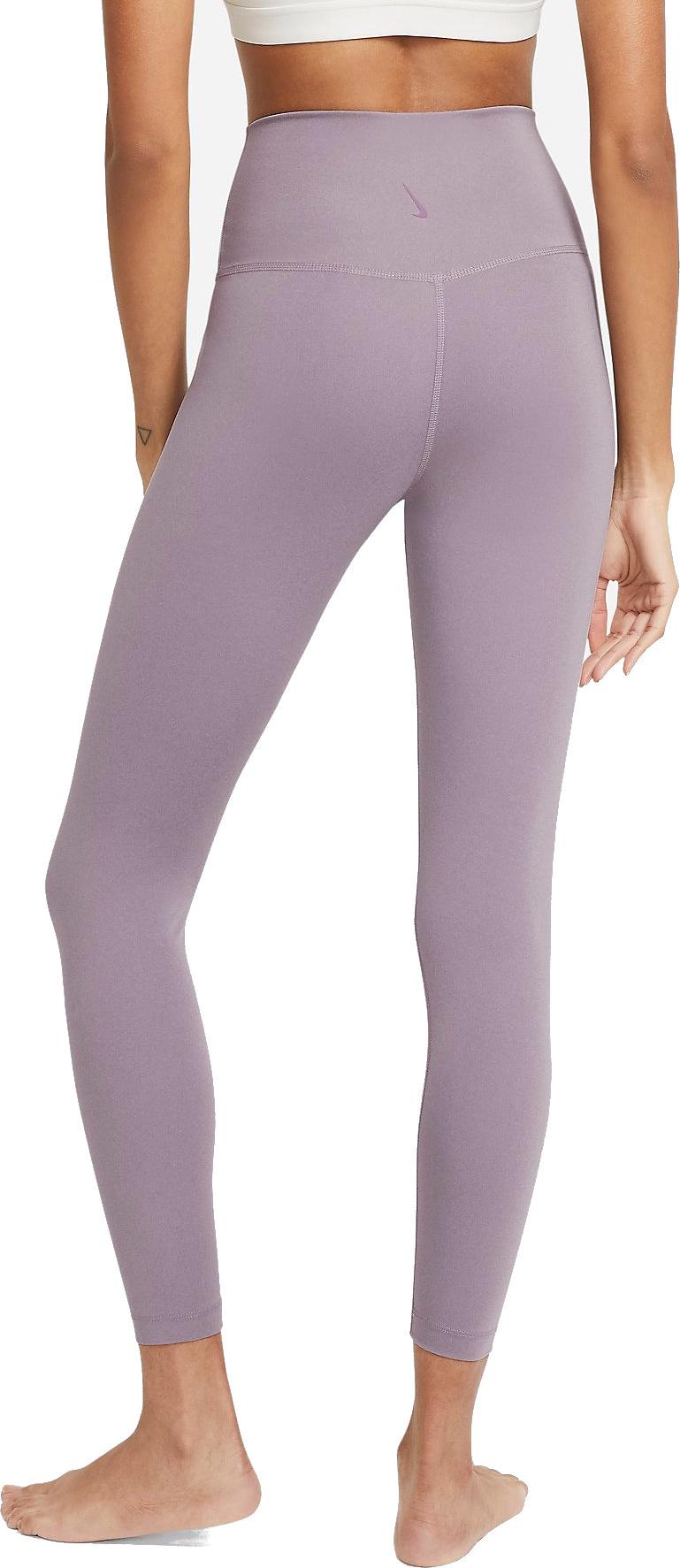 Nike Yoga Women's 7/8 High Rise Dri-FIT Leggings in Pink [CU5293
