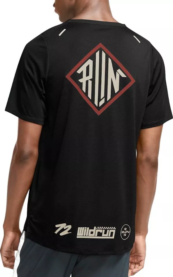 Pánské běžecké tričko s krátkým rukávem Nike Dri-FIT Rise 365 Wild Run
