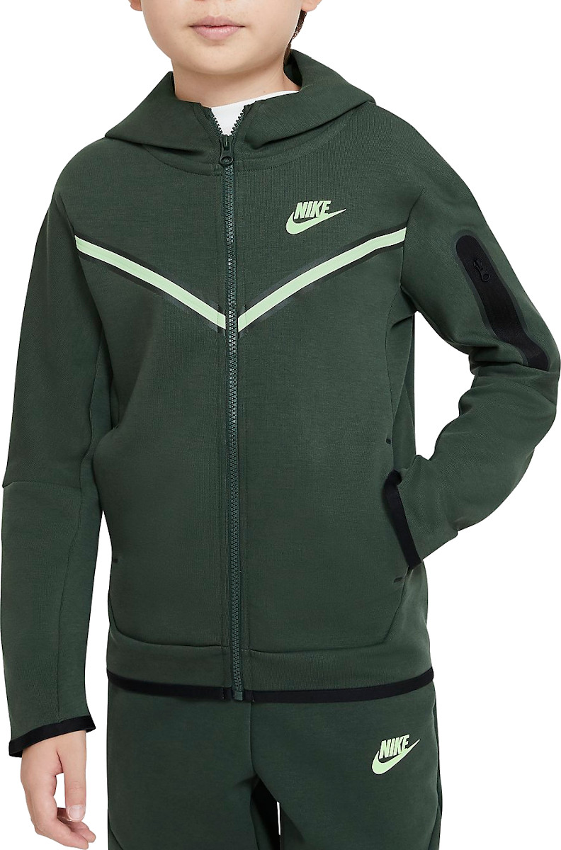 Nike Y NSW TECH FLC FZ HOODIE Kapucnis melegítő felsők