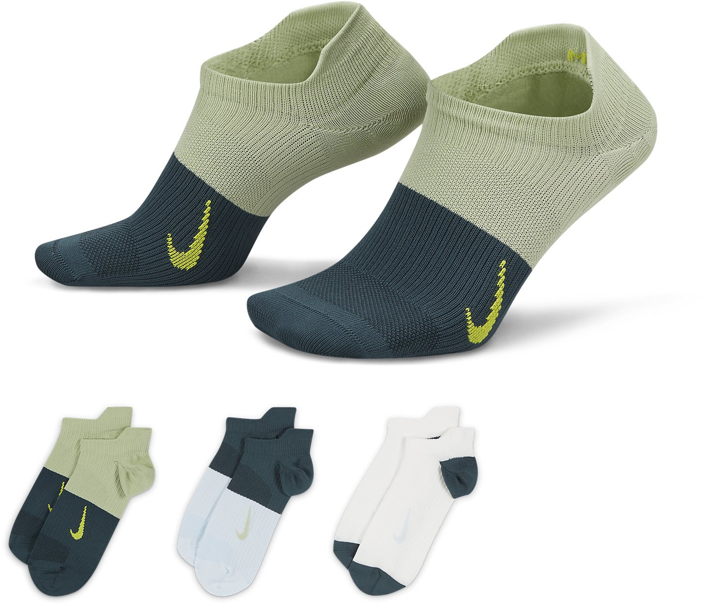 Socken Nike W NK EVERYDAY PLUS LTWT NS 3PR