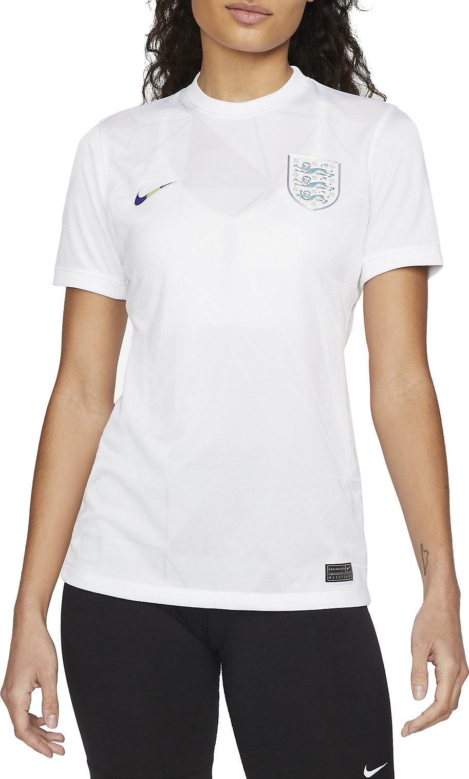 Dámský domácí fotbalový dres s krátkým rukávem Nike Anglie Stadium 2021