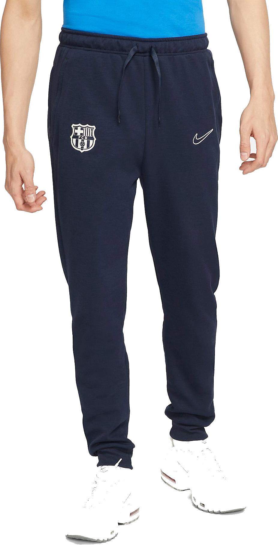 men's fleece soccer pants fc barcelona