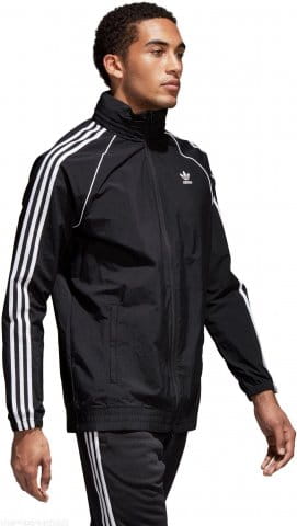 adidas sst windbreaker black