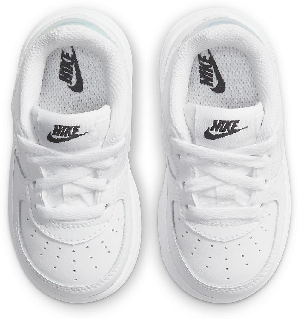 Nike Baby Infant Force 1 LV8 TD White/Multi-color Sneakers, Size 5C  DM7599-100