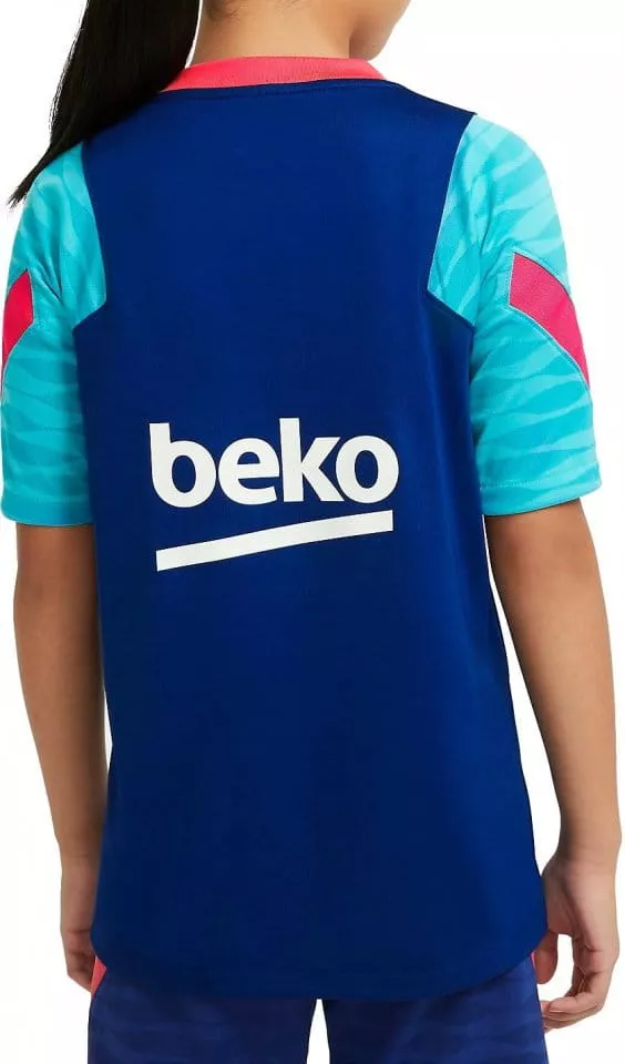Fotbalové tričko s krátkým rukávem pro větší děti Nike FC Barcelona Strike