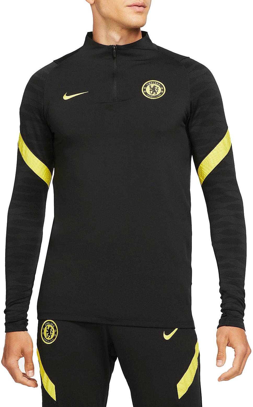 Pánské tréninkové fotbalové tričko s dlouhým rukávem Nike Dri-FIT Chelsea FC Strike
