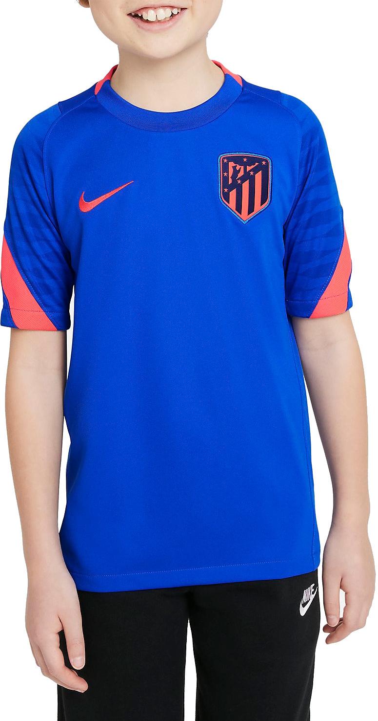 Fotbalové tričko Nike Dri-FIT s krátkým rukávem pro větší děti Atlético Madrid Strike