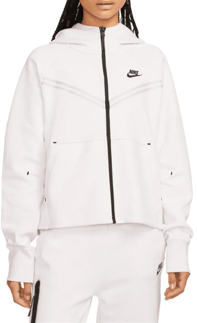 Φούτερ-Jacket με κουκούλα Nike W NSW TCH FLC WR ESSNTL FZ HDY