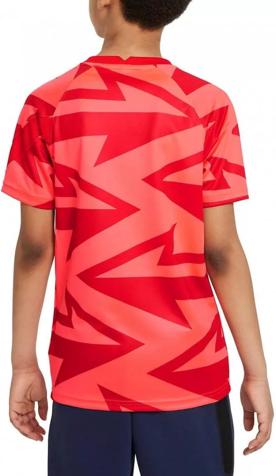 Camiseta Nike Atlético Madrid Big Kids Pre-Match Short-Sleeve Soccer Top
