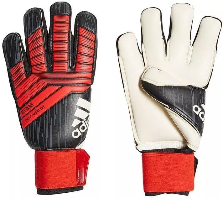 Goalkeeper's gloves adidas Predator half negative tw-