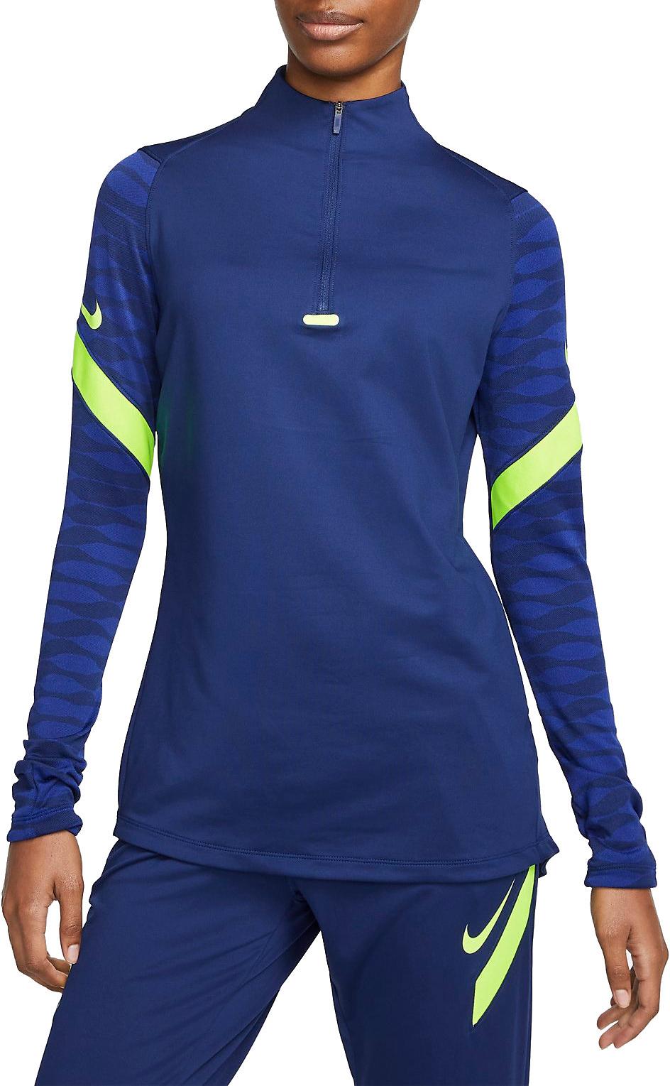 T-shirt met lange mouwen Nike W NK DF STRKE21 DRIL TOP