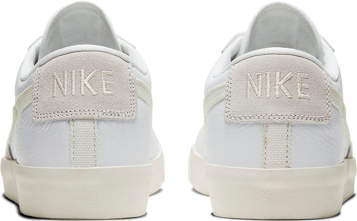 nike blazer low white leather