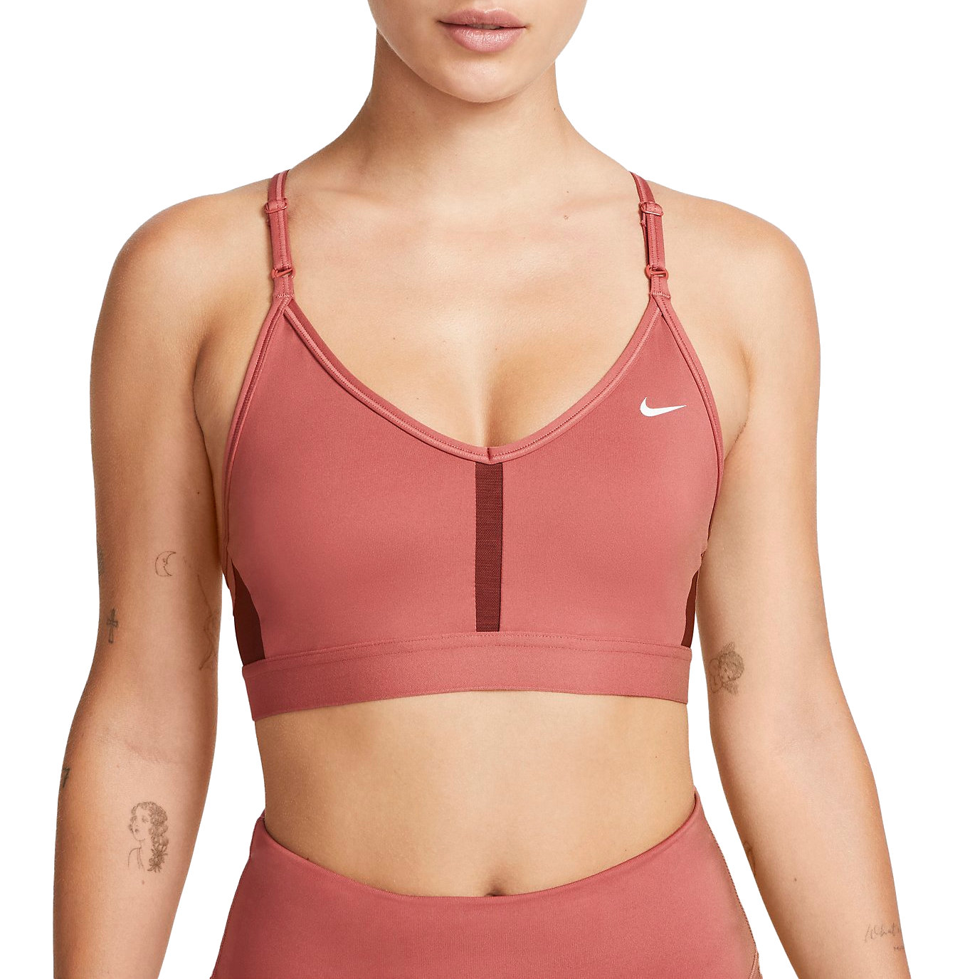 Podprsenka Nike W NK DF INDY V-NECK BRA