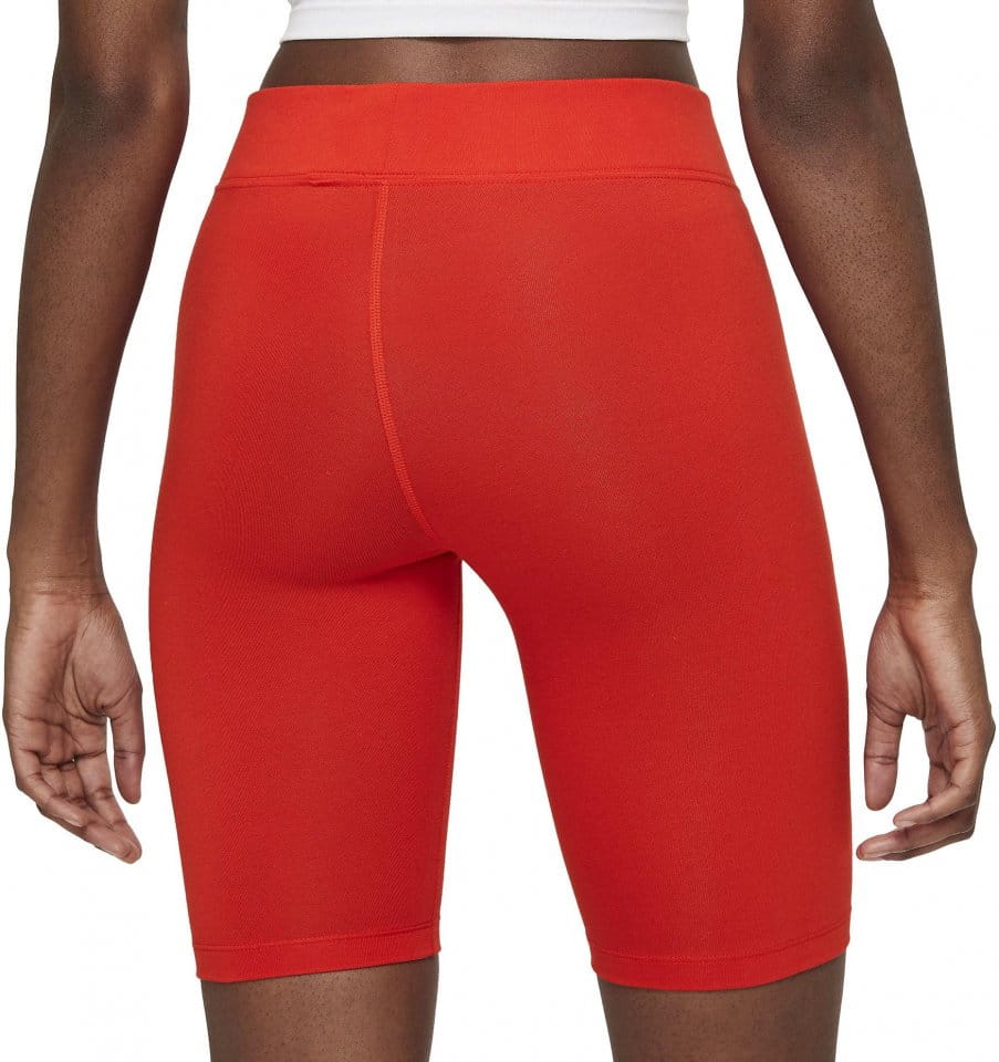 red biker shorts nike