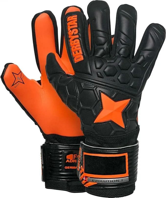Derbystar Guanti Da Portiere Unisex APS Evolution LX – Lattice Naturale, Presa Ottimale, Assorbimento Urti - 2