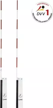 Antenna di pallavolo Dost Antenne, Zweiteilig, Dvv-1 Geprüft Paar Goal Net