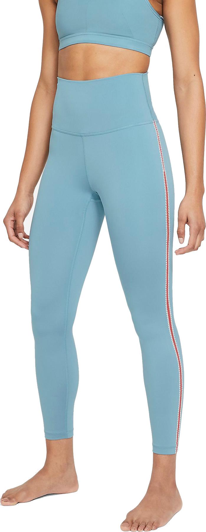 NIKE CROCHET 7/8 TIGHT, | Sky blue Women‘s Athletic Leggings | YOOX