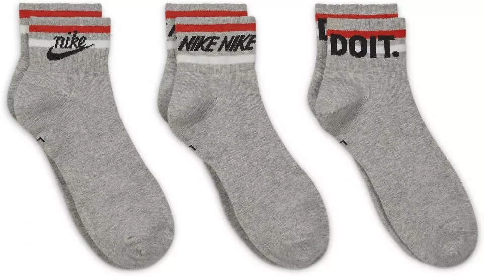 Nike Essential Ankle Socks (3 Pairs) Zoknik