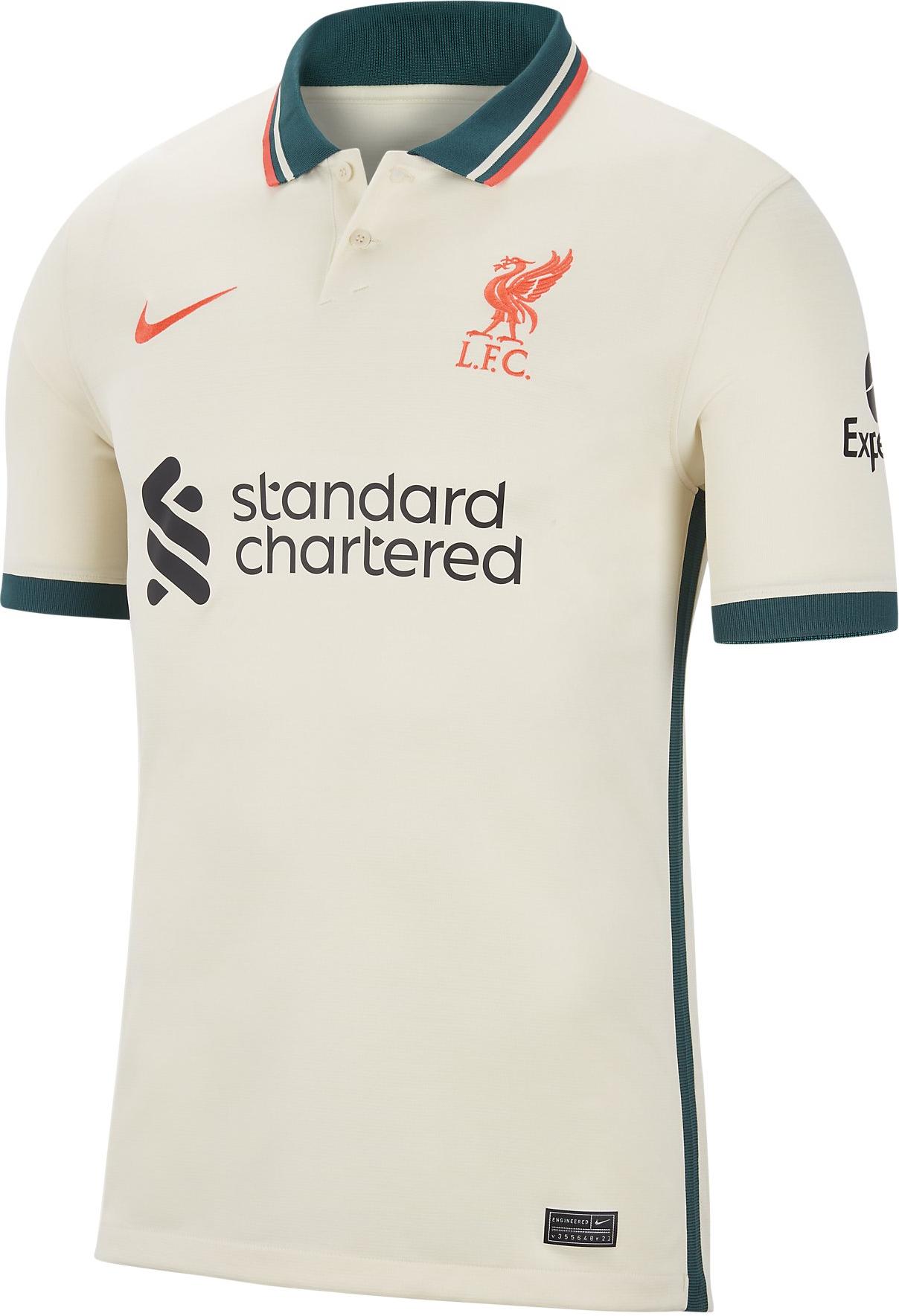 Pánský dres s krátkým rukávem Nike Liverpool FC 2021/22 Stadium, hostující
