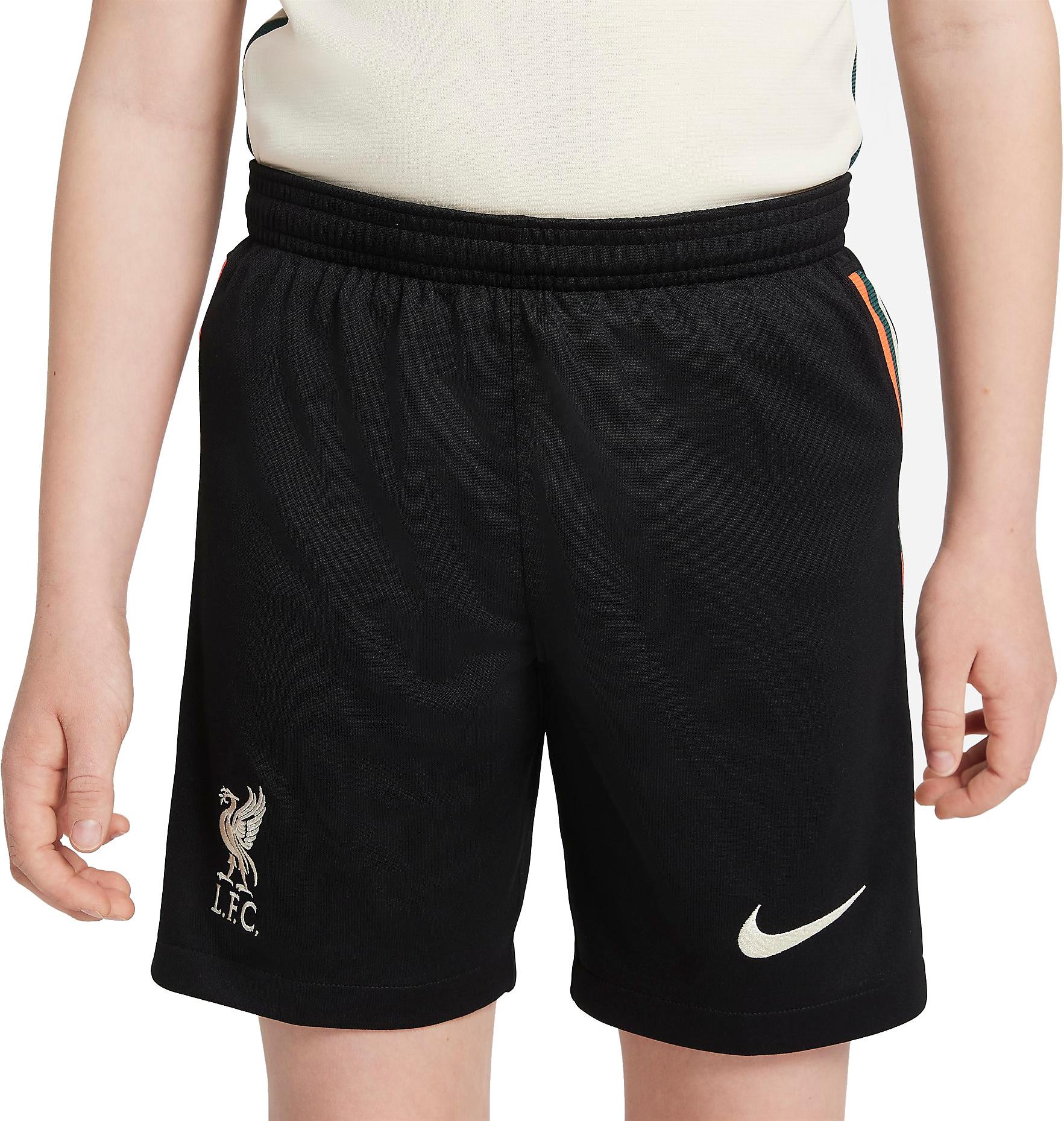 Nike Liverpool FC 2021/22 Stadium Away Big Kids Soccer Shorts Rövidnadrág