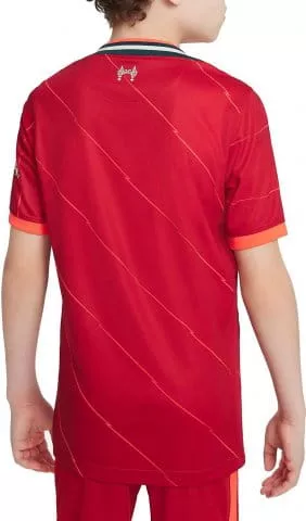 Camiseta Nike Liverpool FC 2021/22 Stadium Home Big Kids Soccer Jersey