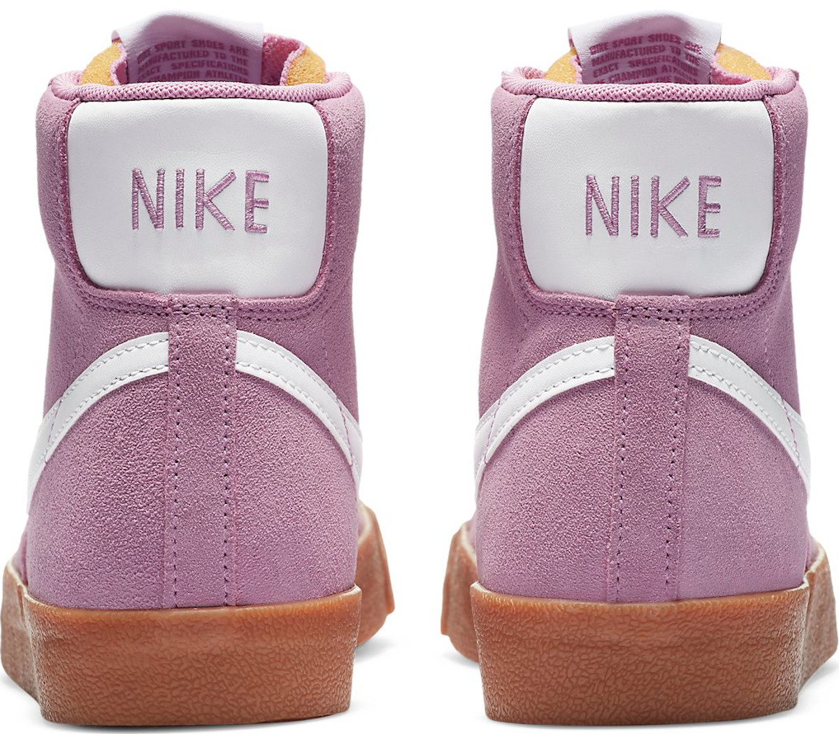 nike blazer purple suede