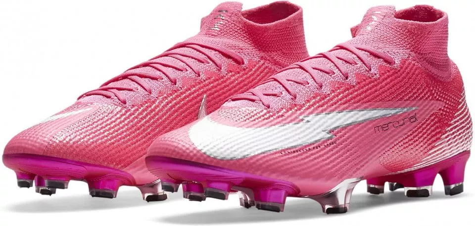 Football shoes Nike SUPERFLY 7 ELITE SE MBAPPE ROSA FG 