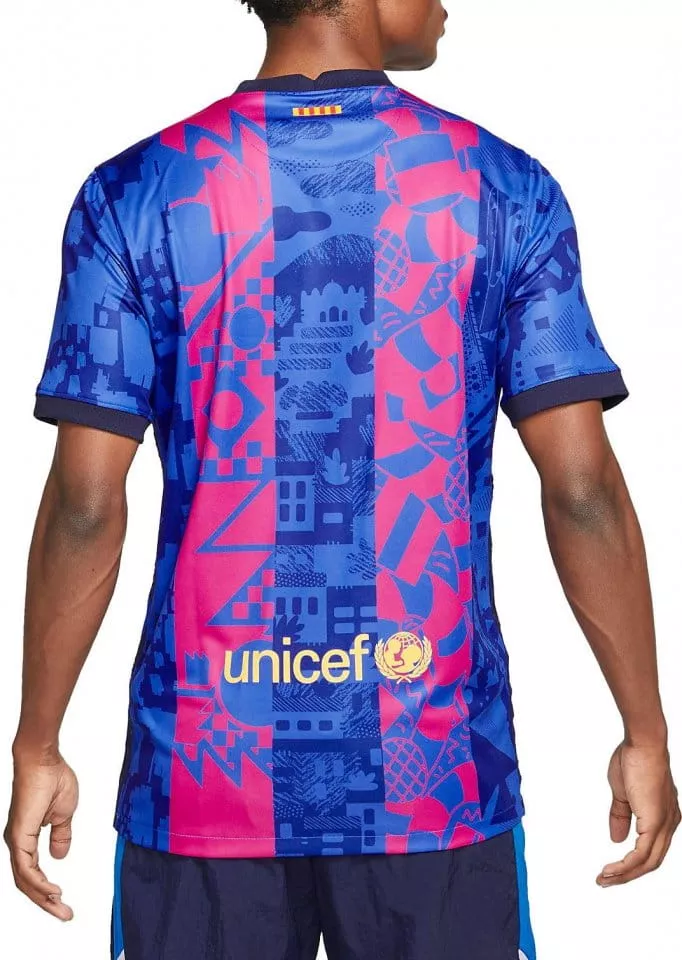 Pánský fotbalový dres Nike FC Barcelona 2021/22 Stadium, alternativní