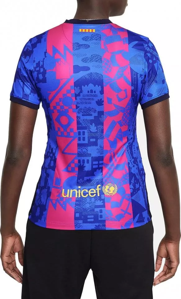 Dámský fotbalový dres Nike FC Barcelona 2021/22 Stadium, alternativní