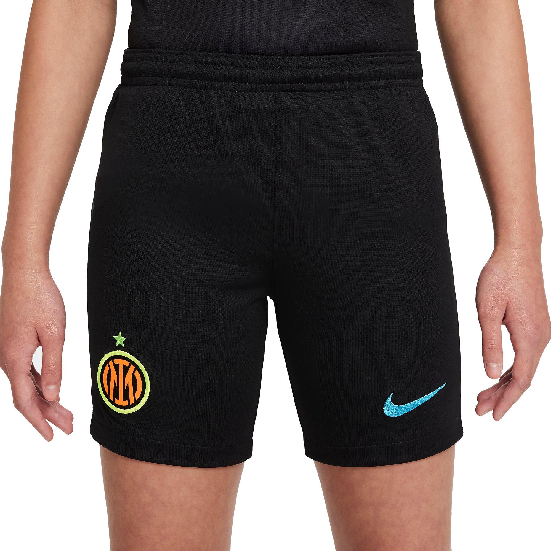 Calções Nike Inter Milan 2021/22 Stadium Third Big Kids Soccer Shorts