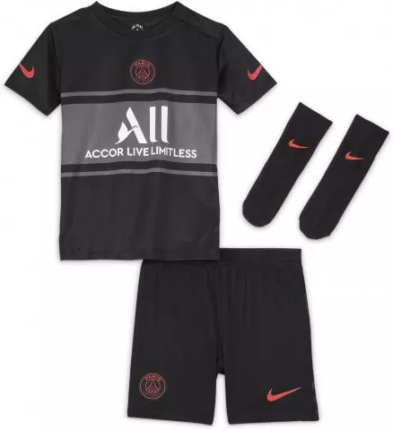 Trening Nike Dri-FIT Paris Saint-Germain Third Infants Kit 2021/22