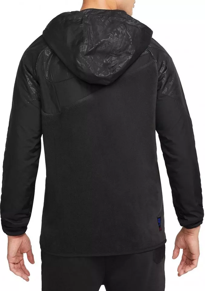 Nike FC Barcelona AWF Men's Hooded Woven Football Jacket Kapucnis kabát