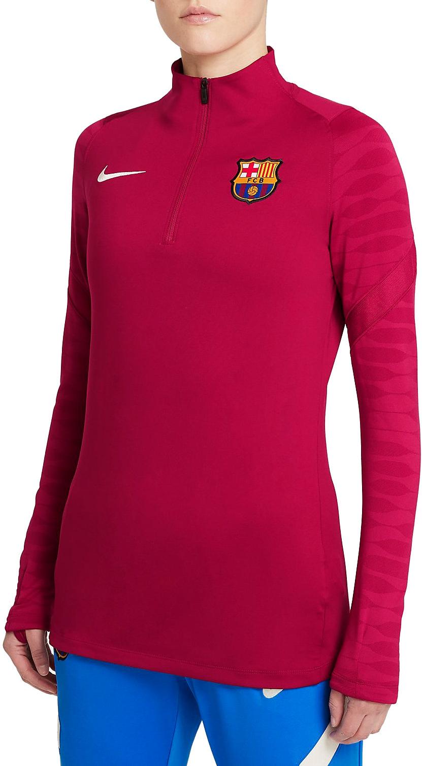 Dámský fotbalový tréninkový top s dlouhým rukávem Nike FC Barcelona Strike
